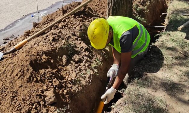 Sampacho: comenzó la obra de gas natural