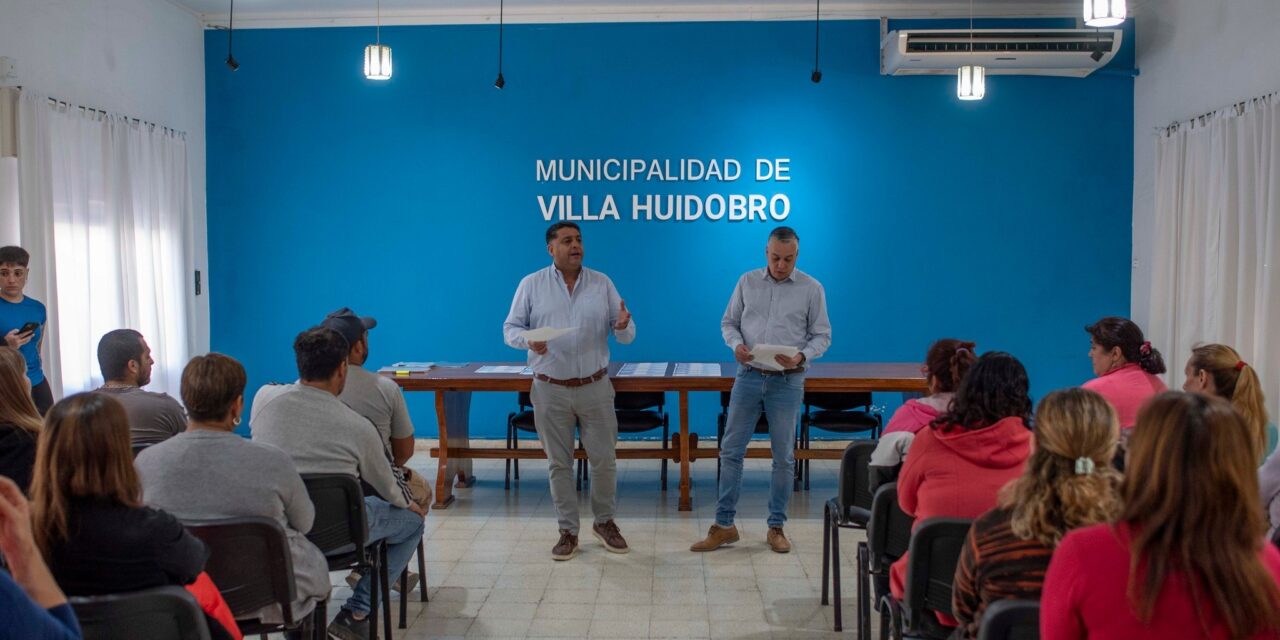 Villa Huidobro: entregaron créditos de los programas Más vida digna y Banco de la Gente