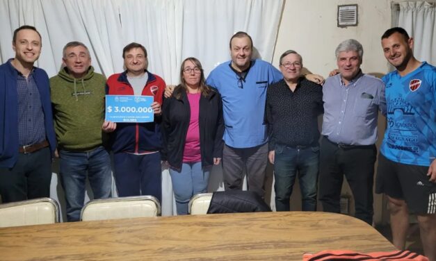 Bulnes: entrega de subsidio al Club Atlético y Social San Lorenzo