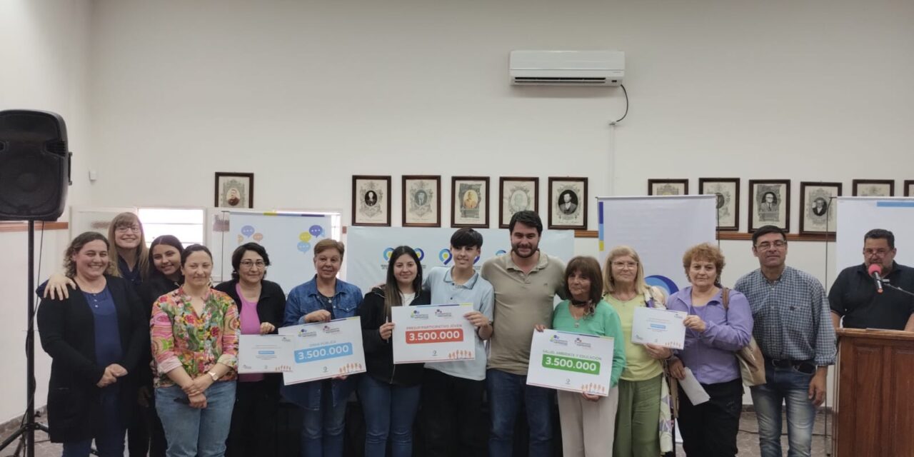 Sampacho: se conocieron los proyectos ganadores del Presupuesto Participativo 2023