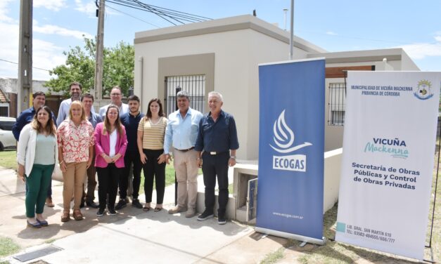 Vicuña Mackenna: se inauguró la Segunda Etapa de la Red Domiciliaria de Gas Natural