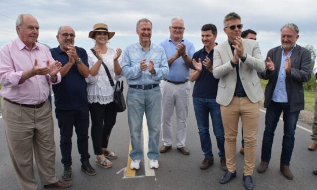 Canals: Schiaretti habilitó el gas natural en una empresa y la repavimentación de la ruta 3