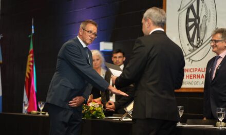 Se realizó el acto de renovación de autoridades en Hernando
