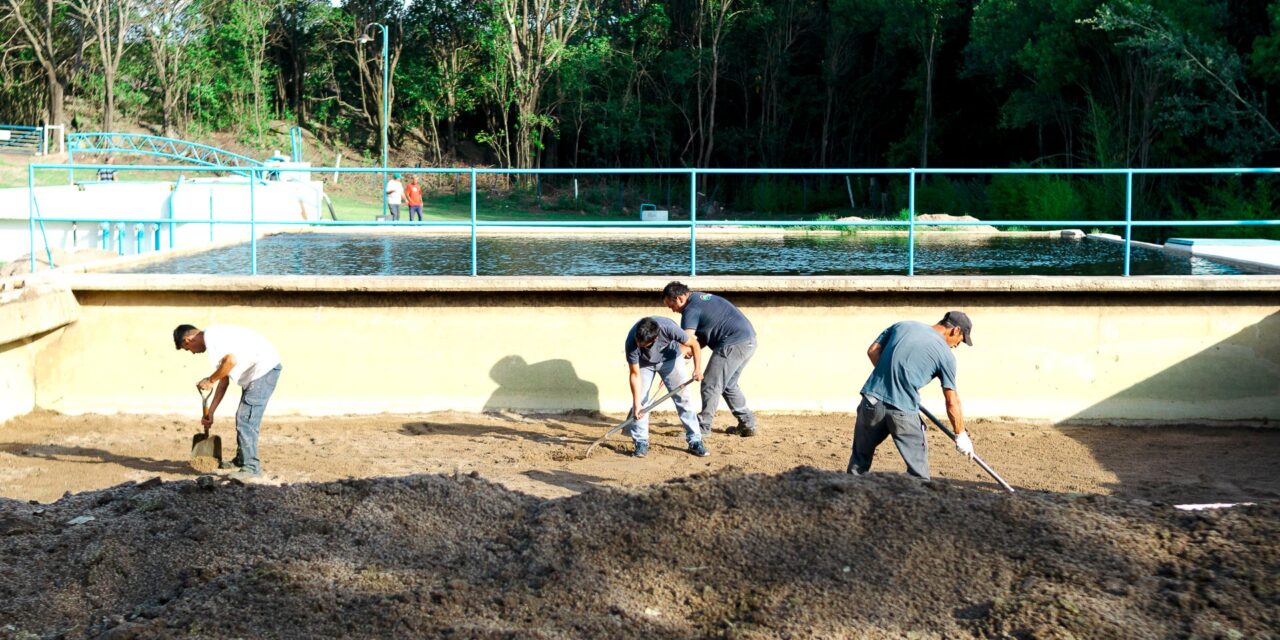 Achiras: se realizó la limpieza de filtros en la planta potabilizadora