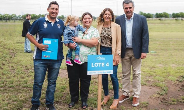 Las Perdices: familias accedieron a viviendas, lotes y créditos