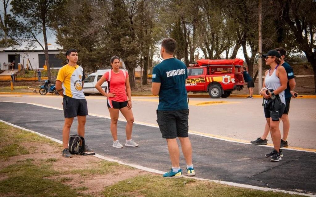 Río Tercero: realizaron una capacitación junto a bomberos para la próxima temporada