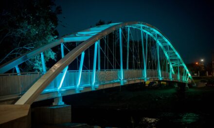 Río Tercero: inauguraron el Puente Peatonal de la Democracia