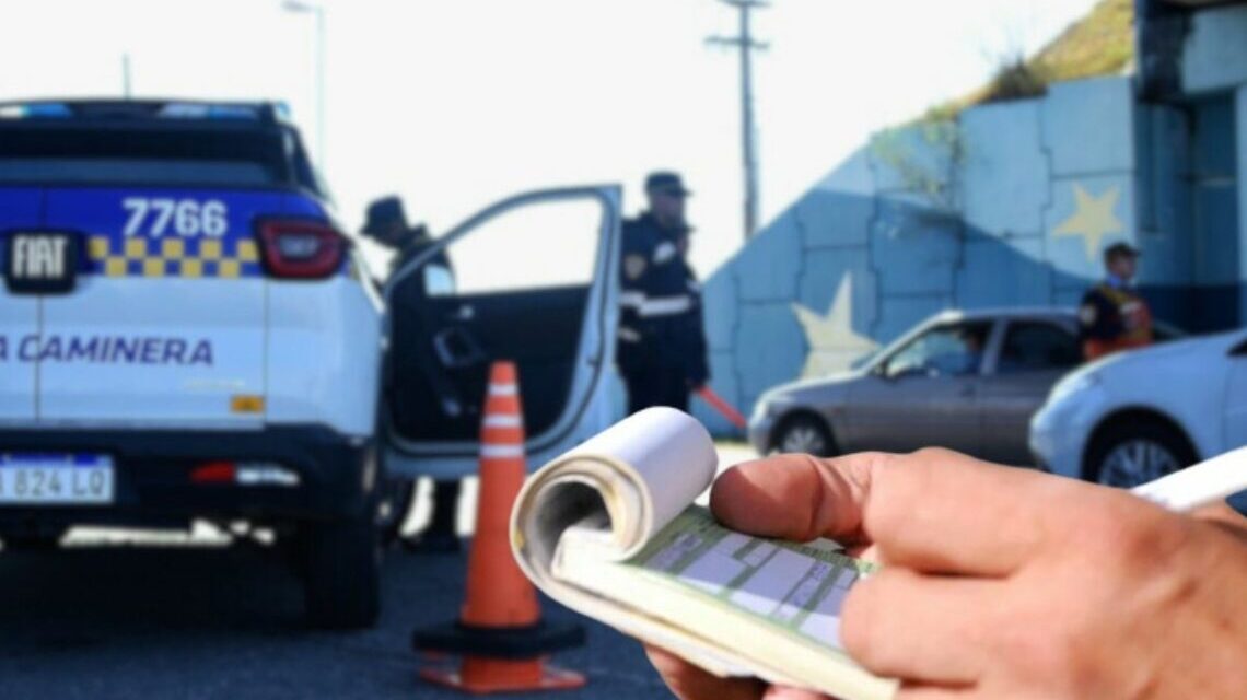 Aumentaron las multas de la Caminera: ¿Cuánto se puede llegar a pagar?