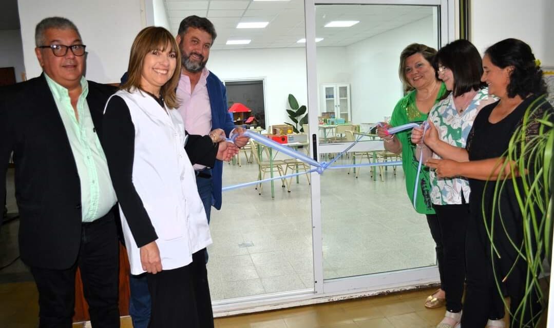 Ucacha: inauguraron el «Aula Taller» de la Escuela Juan Bautista Alberdi