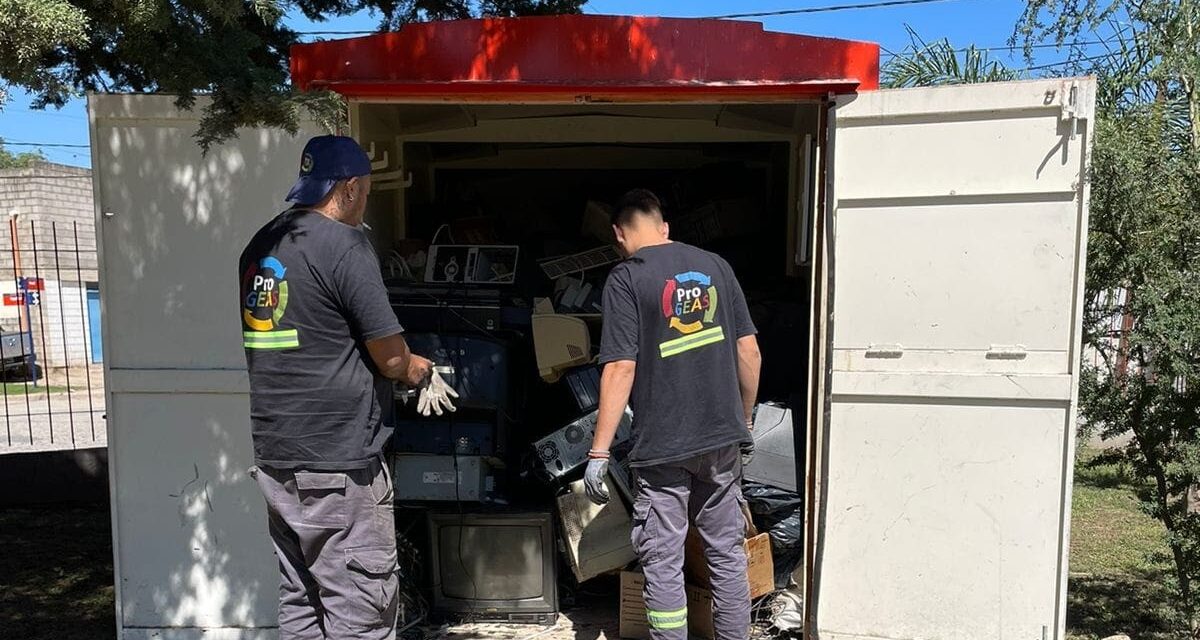 Villa Carlos Paz: se realizó un nuevo retiro de residuos electrónicos