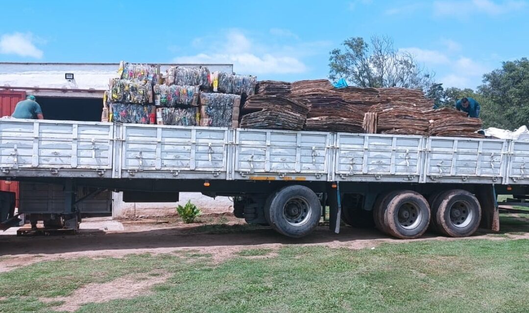 Las Perdices: recuperaron 12.200 kg de material reciclable