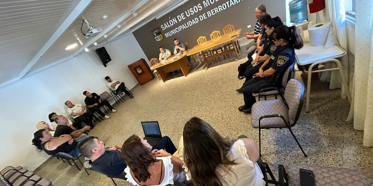 Berrotarán: Reunión estratégica para fortalecer la seguridad ciudadana