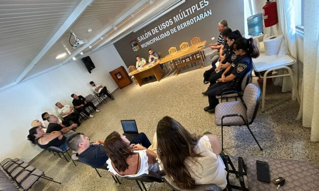 Berrotarán: Reunión estratégica para fortalecer la seguridad ciudadana