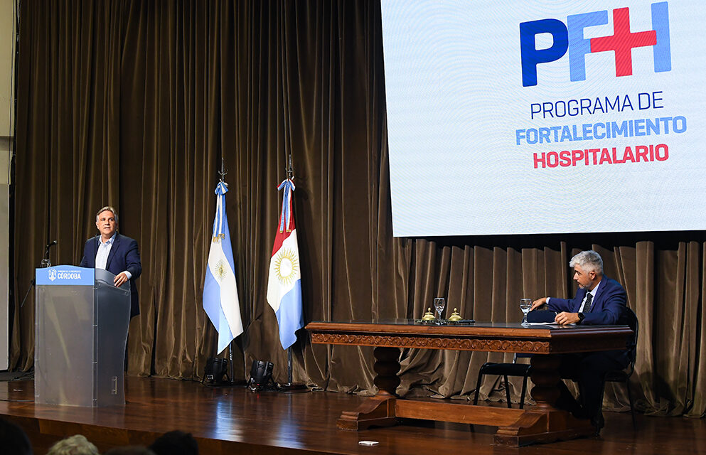 Llaryora anunció la descentralización de la gestión hospitalaria y un fondo de $7 mil millones