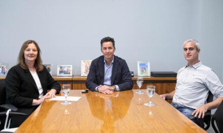 Intendentes de Río Primero, General San Martín y General Roca se reunieron con el ministro Manuel Calvo