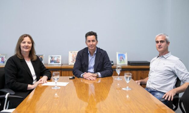 Intendentes de Río Primero, General San Martín y General Roca se reunieron con el ministro Manuel Calvo