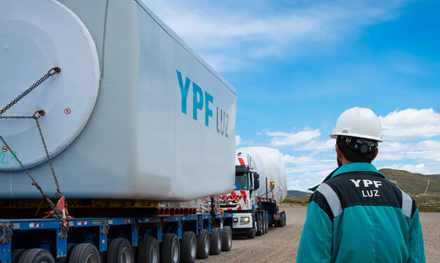 Comienza el arribo a General Levalle de los aerogeneradores del nuevo parque eólico