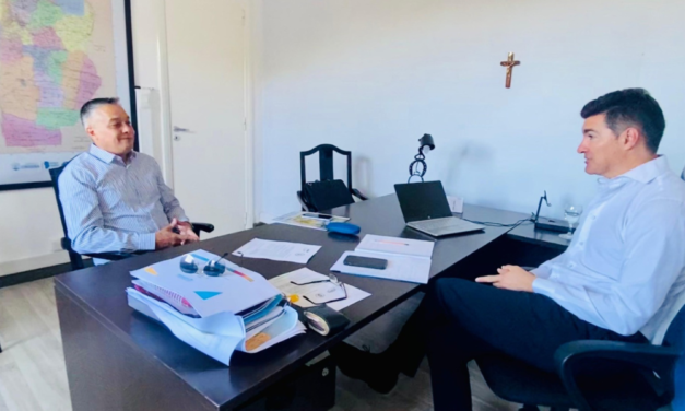Villa Huidobro: Quiroga se reunió con autoridades provinciales