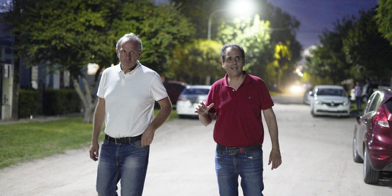 Río Cuarto: Habilitan más luminarias y el 90% de la ciudad ya cuenta con tecnología LED