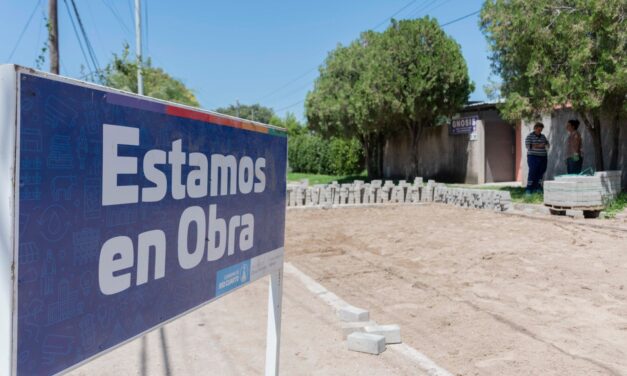 Río Cuarto: avanza la pavimentación de pasajes en el Barrio Industrial