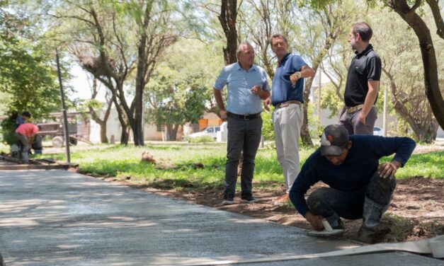 Presupuesto Participativo: se construye un nuevo circuito saludable a orillas del Arroyo Río Limay