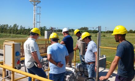 Autoridades municipales de Carnerillo visitaron la Estación Depuradora de Aguas Residuales de Río Cuarto