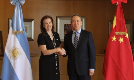 Mondino se reunió con el embajador chino y reafirmaron los «lazos de amistad» entre países