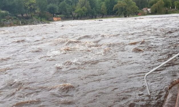 Temporal: recomiendan precaución por la crecida de ríos serranos