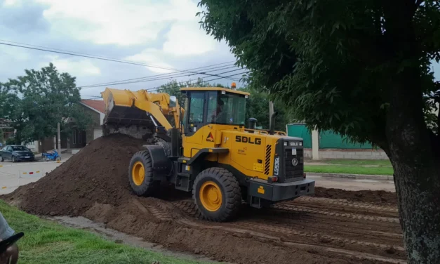 Hernando: comenzó la obra de pavimentación de calle San Martín