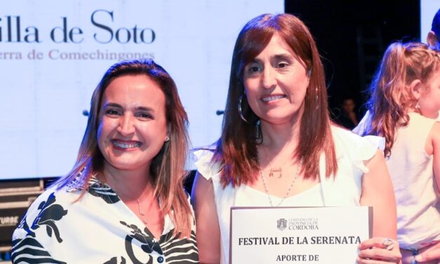 Villa de Soto: Distinguieron a Myrian Prunotto como Huésped de Honor