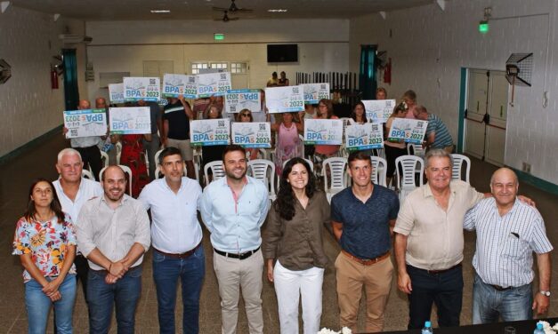 Serrano: Busso entregó aportes para la ejecución de un proyecto forestal urbano