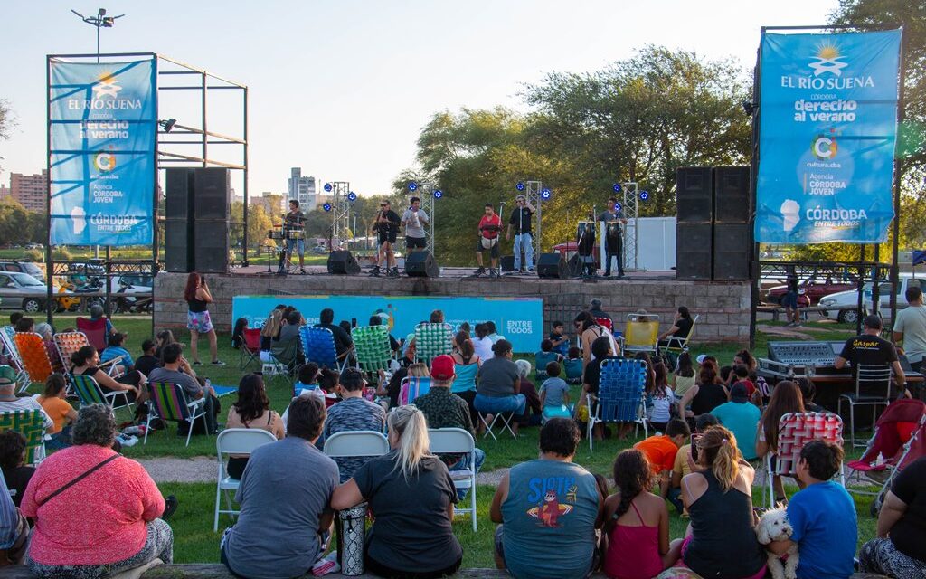 Comenzó la 11° edición de los ciclos musicales en la costanera de Río Cuarto