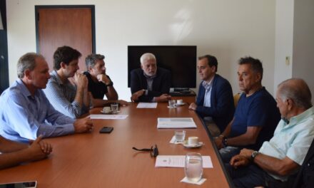 Río Cuarto: Calleri se reunió con autoridades del Automóvil Club