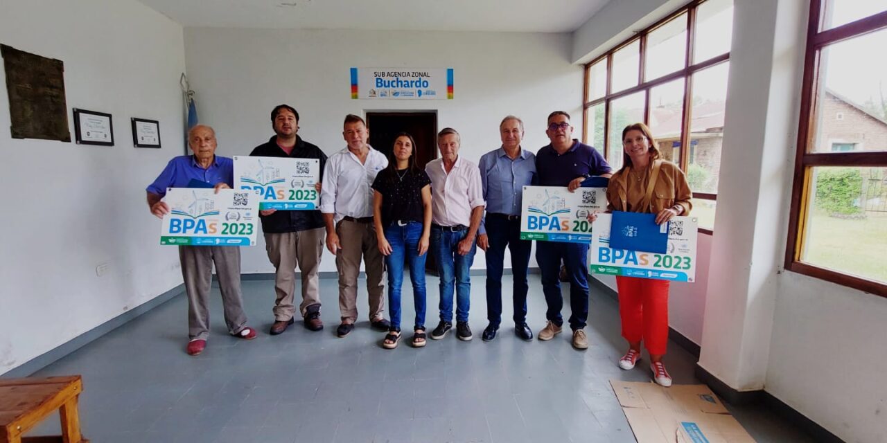 Buchardo: productores locales recibieron un reconocimiento a las Buenas Practicas Agrícolas