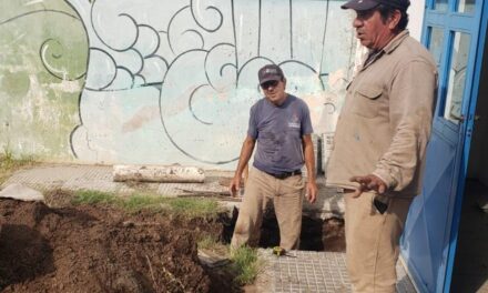 Las Higueras: se realizan mejoras en el colegio Jorge Newbery