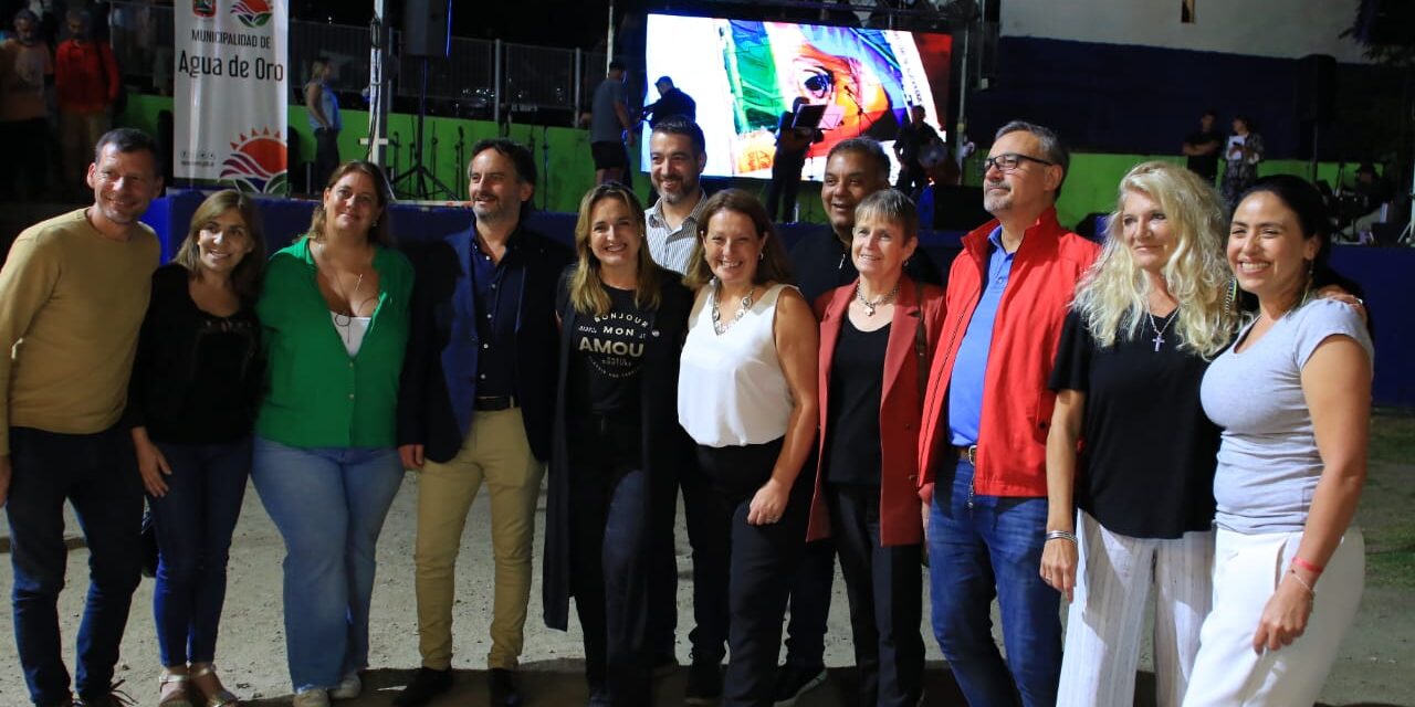 Myrian Prunotto en Agua de Oro: «La Provincia seguirá apoyando los festivales locales»
