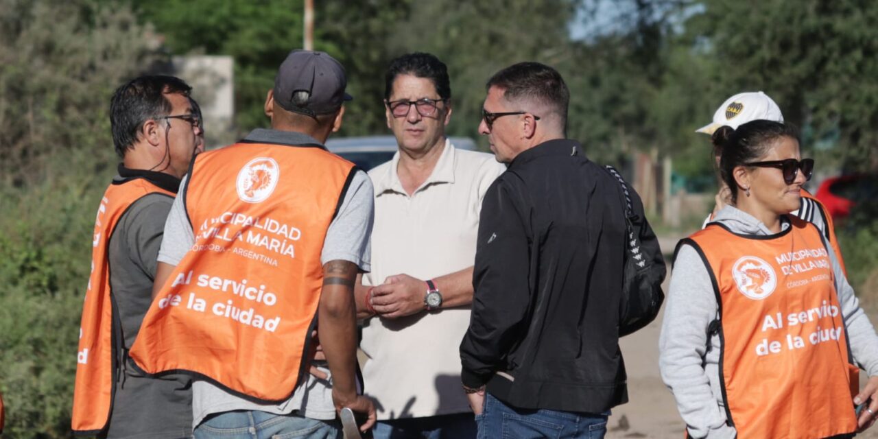 Villa María avanza con el programa «Villa Maria Limpia» en barrio Las Acacias