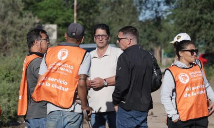 Villa María avanza con el programa «Villa Maria Limpia» en barrio Las Acacias