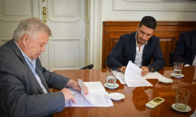Río Tercero: Ferrer firmó un convenio con la Universidad de Buenos Aires