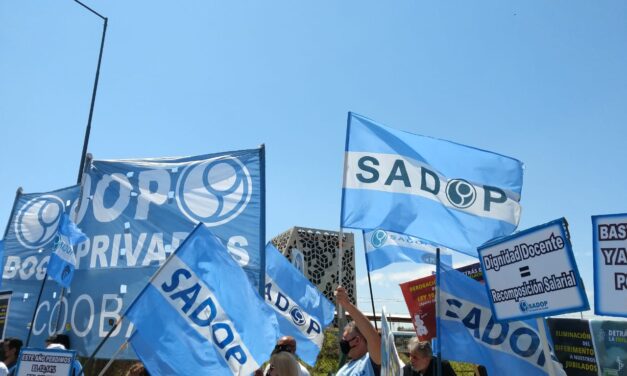 Sadop lanzó un paro por 48 horas para la semana próxima por la quita del Fonid