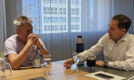 Canals: el intendente Bruno se reunió con el Ministro Martín Gill