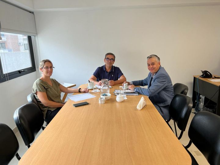 Villa Huidobro: Quiroga se reunió con autoridades provinciales