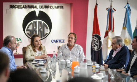 Myrian Prunotto se reunió con referentes del sector agropecuario en Río Cuarto