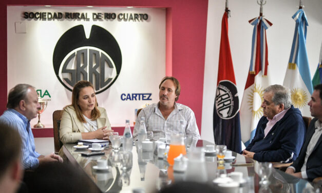 Myrian Prunotto se reunió con referentes del sector agropecuario en Río Cuarto