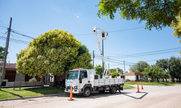 Río Cuarto: Banda Norte suma más luces LED y se acerca al 100% de cobertura