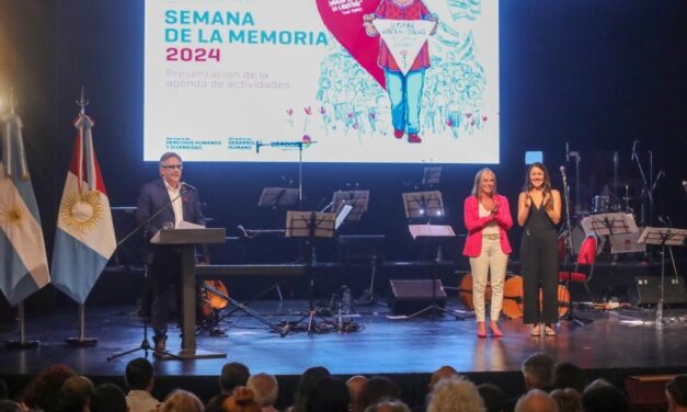 Llaryora presidió el lanzamiento de la Semana de la Memoria 2024