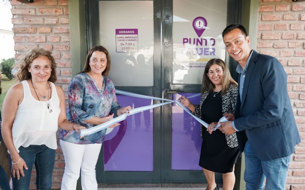 Se inauguró el Punto Mujer en Santa Catalina Holmberg
