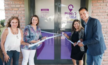 Se inauguró el Punto Mujer en Santa Catalina Holmberg