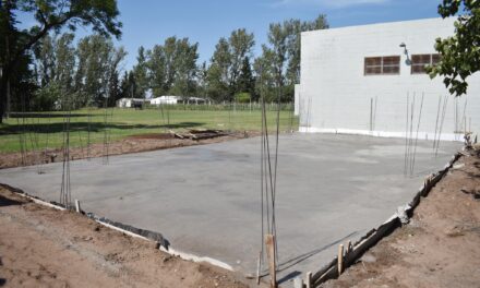 Vicuña Mackenna: Avanza la construcción del T.U.M. para el IPETAYM N° 65 “Juan A. De Mena”