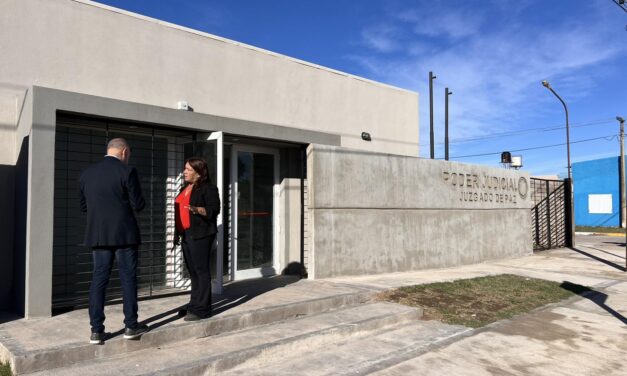 Villa Huidobro: Avanzan las obras del nuevo edificio del Juzgado de Paz